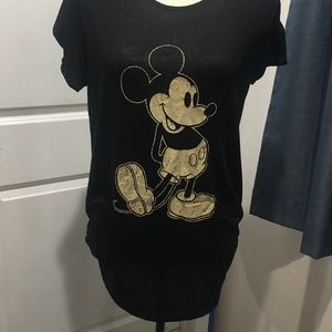 Black Mickey Mouse shirt